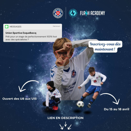 Stage de perfectionnement 100% FOOT - Esquelbecq - Printemps 2025
